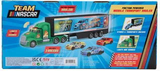 Thumbnail 2: Brooklyn Lollipop Friction Powered Mobile Transport Hauler w/ 3 Racers 