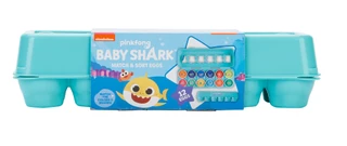 Thumbnail 2: Brooklyn Lollipop 12 Pk Pinkfong Baby Shark Match & Sort Eggs 