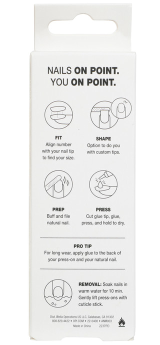Thumbnail 2: OPI 24 Pk On Point Instant Press On Nails  