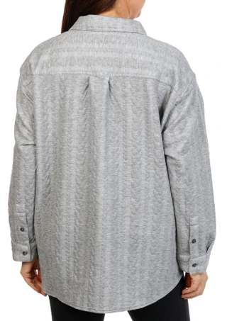 Thumbnail 2: Lands' End Women's Plus Button Front Jacket w/ Pocket 