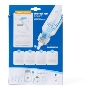 Thumbnail 2: Dr Brown's 3 Pk Natural Flow Baby Bottles 
