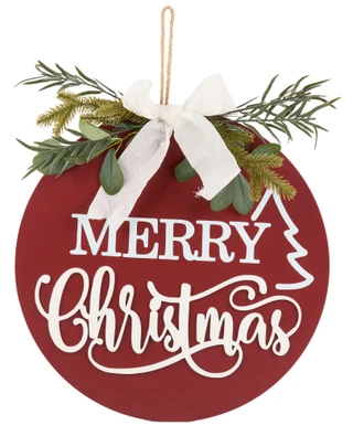 Thumbnail 1: 16 in Christmas Decor Door Hanger 