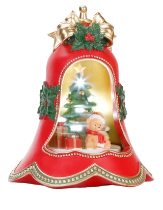 Thumbnail 2: Magical Season 14 in LED Christmas Bell with Tree Scene Decor 