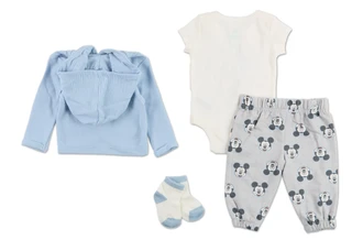 Thumbnail 2: Disney Baby Baby Boys 4 Pc Character Pants Set 
