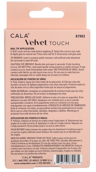 Thumbnail 2: CALA 24 Pk Velvet Touch Magnetic Powder Finish Press On Nails  
