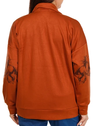 Thumbnail 2: Anneliese Women's Plus Quarter Zip Pullover  
