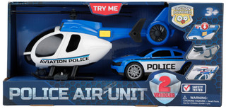 Thumbnail 1: Brooklyn Lollipop 2 Pc Police Air Unit Toy Set 
