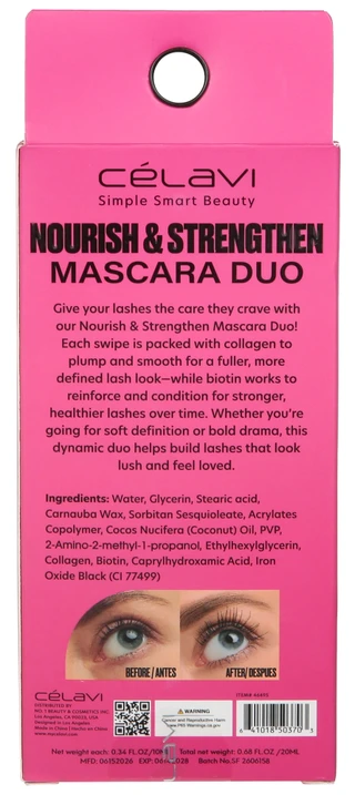 Thumbnail 2: CELAVI 2 Pc Nourish & Strengthen Mascara Duo 