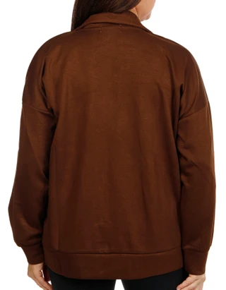Thumbnail 2: Anneliese Women's Plus Quarter Zip Embroidered Sweatshirt 