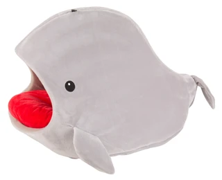 Thumbnail 1: NanDog Whale Pet Cave with Removable Cushion 