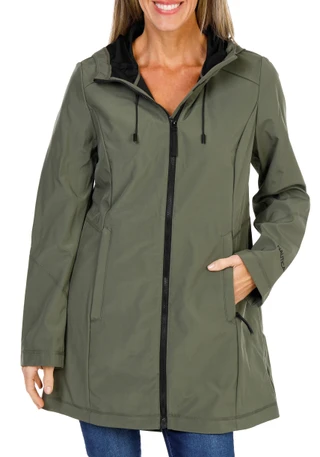 Thumbnail 1: Nautica Women's Hooded Performance Waterproof Jacket 