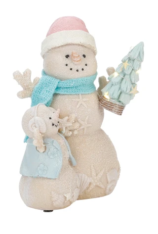 Thumbnail 1: Magical Season 8 in Coastal Snowman LED Home Decor 