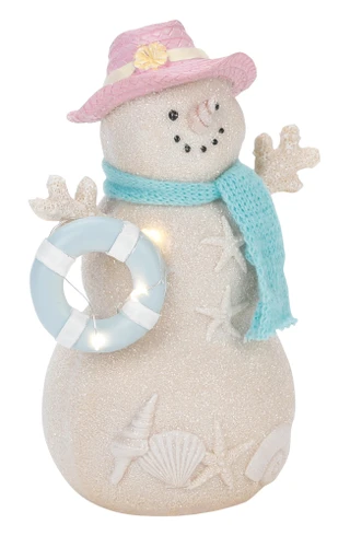 Thumbnail 1: Magical Season 8 in Beach Snowman LED Home Decor 