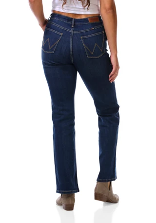 Thumbnail 2: Wrangler Juniors High Rise Bold Boot Jeans 