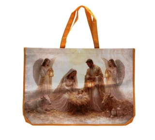 Thumbnail 1: Bealls Holiday Nativity Tote Bag 