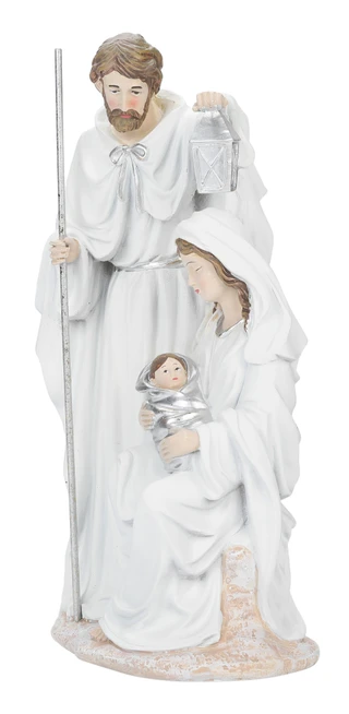 Thumbnail 2: Magical Season 13 In White Nativity Christmas Tabletop Decor 