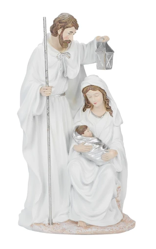 Thumbnail 1: Magical Season 13 In White Nativity Christmas Tabletop Decor 
