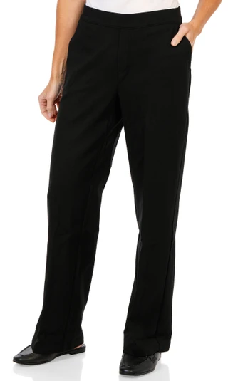 Thumbnail 1: Three Dots Women's Stretch Wide Leg Straight Pants 