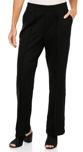 Thumbnail 1: Three Dots Women's Pull On Pintuck Flare Pants  