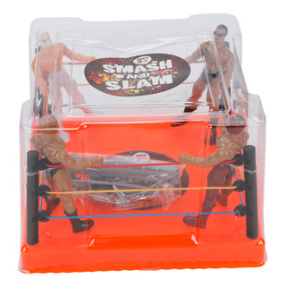 Thumbnail 1: Brooklyn Lollipop 4 Man Smash & Slam Wresting Ring Play Set 