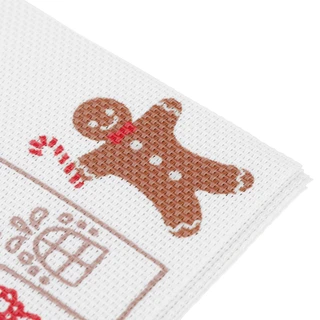 Thumbnail 3: Nicole Miller 6 Pk Christmas Gingerbread House Placemats 