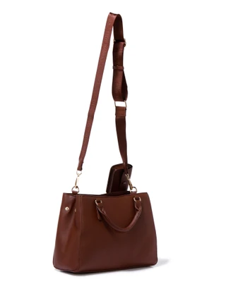 Thumbnail 3: Steve Madden Pebbled Satchel Crossbody Bag  