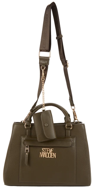 Thumbnail 1: Steve Madden Women's Pebbled Satchel Crossbody Bag w/ Small Wallet  