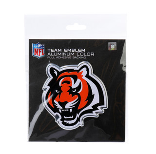 Thumbnail 1: Fanmats Cincinnati Bengals Aluminum Color Team Emblem 