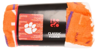 Thumbnail 1: CLEMSON TIGERS 50x60 Classic Fleece Team Throw Blanket 