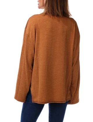 Thumbnail 2: Taelynn Women's Long Sleeve Western Graphic Pullover Sweater 