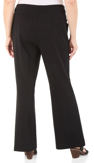Thumbnail 2: Zac & Rachel Women's Plus Flare Leg Compression Pull On Pants 