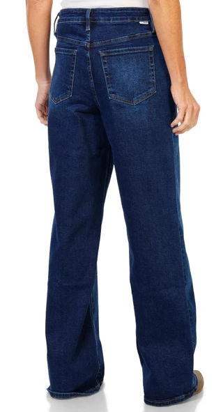 Thumbnail 2: RM Women's Relaxed Fit Wide Leg Jeans 