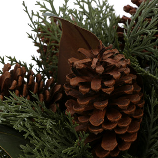 Thumbnail 2: Magical Season 13x12 Christmas Pine Tree & Cone In Ceramic Vase Decor 