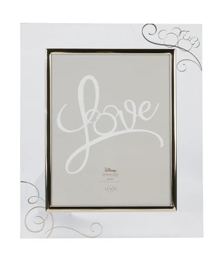 Thumbnail 1: Lenox 8x10 Disney Showcase Glass Bridal Picture Frame 