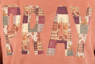 Thumbnail 2: Anneliese Women's Plus Pray Patch Sweatshirt  