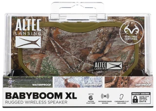 Thumbnail 1: Altec Lansing BabyBoom XL Rugged Wireless Speaker w/ Carabiner & Case 