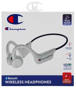 Thumbnail 1: Champion Bluetooth Wireless Water Resistant Headphones with Mic 