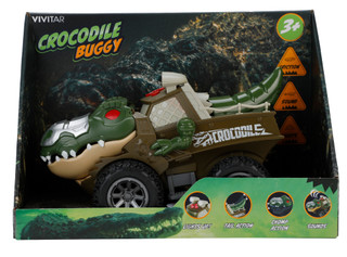 Thumbnail 1: Vivitar Crocodile Buggy Friction Light Up Toy Car  