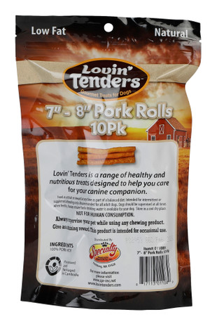 Thumbnail 2: LOVIN TENDERS 10 Pk 7-8 In Pork Roll Dog Treats  
