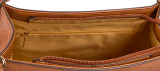 Thumbnail 3: DS Fashion Double Handle Zippered Tote Bag w/ Charm 