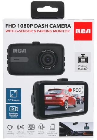 Thumbnail 1: RCA FHD 1080PDash Camera  