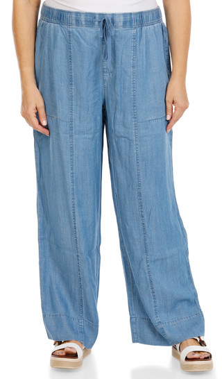 Thumbnail 1: Kate Park Women's Plus Chambray Denim Jeans  