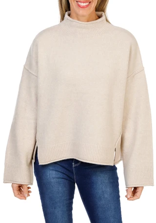 Thumbnail 1: MAX STUDIO Women's Cowl Neck Knit Top 