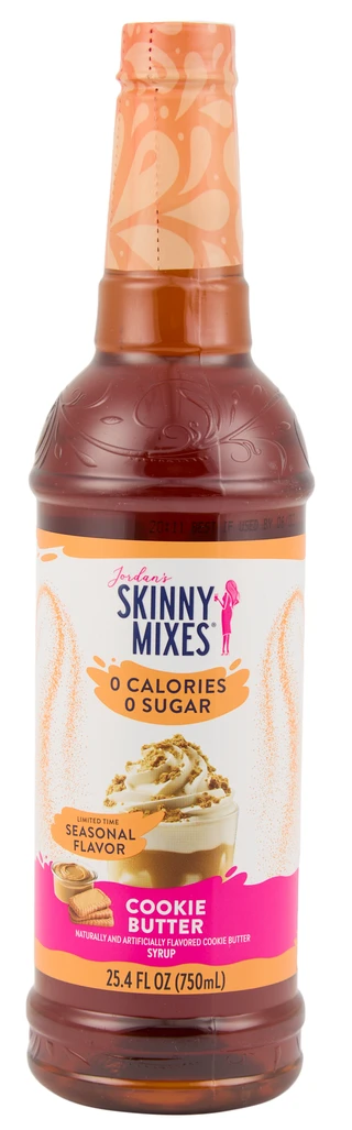 Thumbnail 1: Jordan's Skinny Mixes 25.4 oz Seasonal Limited Time Cookie Butter Syrup 