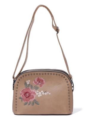 Thumbnail 1: Anneliese Embroidered Studded Triple Entry Large Dome Handbag 