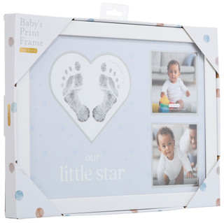 Thumbnail 2: KATE & MILO Our Little Star Baby's Prints Picture Frame 