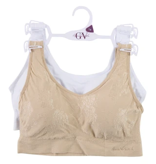 Thumbnail 1: Gloria Vanderbilt Women's Plus 2 Pk Full Coverage Seamless Comfort Bras 