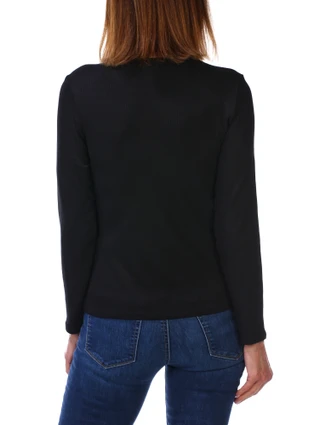 Thumbnail 2: Cyrus Women's Long Sleeve Crew Neck Ribbed Top 