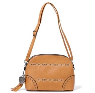 Thumbnail 1: Sam & Hadley Western Embroidered Studded Crossbody Bag 