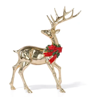Thumbnail 1: Magical Season 15 in Standing Christmas Reindeer with Wreath 